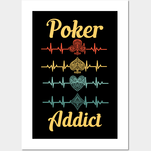 Funny Gambling Gift Poker Player Card Game Image Wall Art by AlleyField